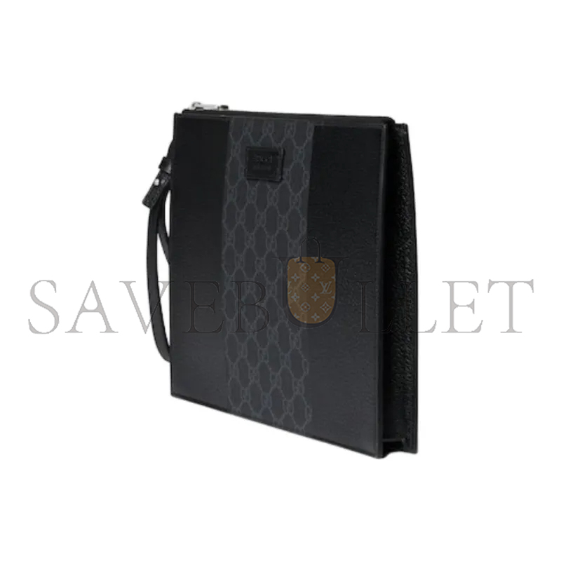 GUCCI GG SUPREME SMALL LEATHER CLUTCH 795487 (28*22*3cm)